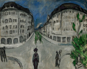 Ernst Ludwig Kirchner - Street at Schöneberg City Park, 1912–13