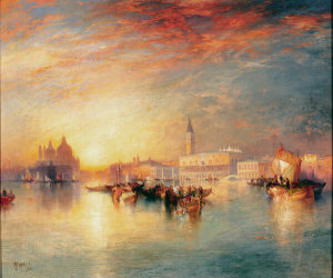 Thomas Moran - Tranquil Day in Venice, 1900