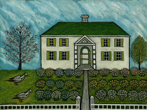 Morris Hirshfield - Landscape with House II, 1940