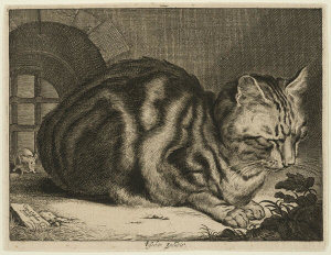 Cornelis Visscher - The Large Cat, ca. 1657