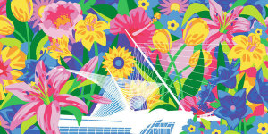 Kate Kasper - Milwaukee Art Museum: Floral Horizon