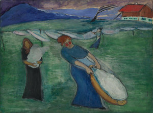 Marianne Werefkin - Windblown, 1910