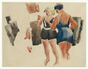 Charles Demuth - Beach Scene, 1934