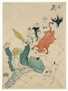 Henri de Toulouse-Lautrec - The Mad Cow (La Vache enragée), 1896