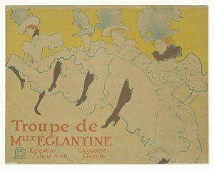 Henri de Toulouse-Lautrec - La Troupe de Mademoiselle Eglantine, 1895/96