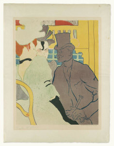Henri de Toulouse-Lautrec - The Englishman at the Moulin Rouge (L'Anglais au Moulin Rouge), 1892