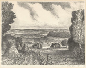 John Steuart Curry - Valley of the Wisconsin, 1945