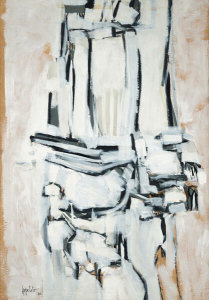 Angelo Ippolito - Drawing No. 14, Black and White, 1956