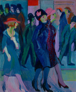 Ernst Ludwig Kirchner - Street Scene (Straßenszene), 1926/27