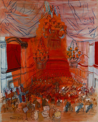 Raoul Dufy - Red Orchestra (Le concert rouge), 1946–49