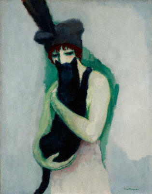 Kees van Dongen - Woman with Cat, 1908