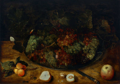 Attributed to Isaak Soreau - Still Life with Grapes, ca. 1630