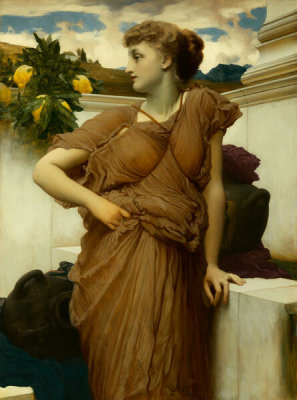 Frederic Leighton - At the Fountain, probably 1891–92