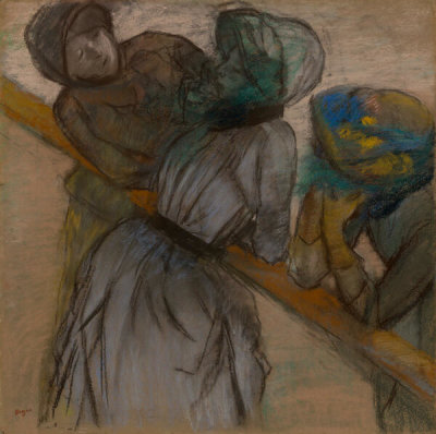 Edgar Degas - Conversation (Causerie), 1882/85