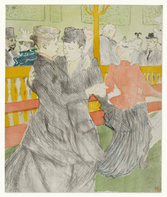 Henri de Toulouse-Lautrec - Dance at the Moulin Rouge, 1897