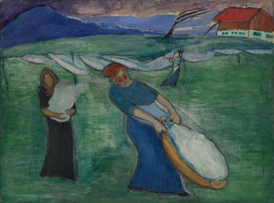 Marianne Werefkin - Windblown, 1910
