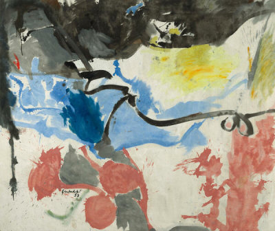 Helen Frankenthaler - Hotel Cro-Magnon, 1958