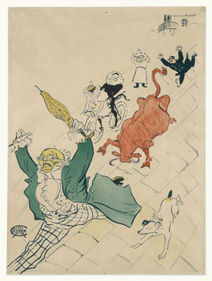 Henri de Toulouse-Lautrec - The Mad Cow (La Vache enragée), 1896