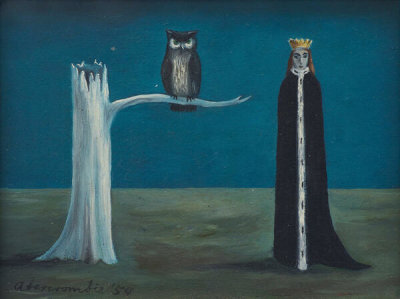 Gertrude Abercrombie - Queen and Owl in Tree, 1954